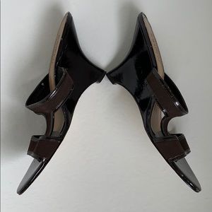 “Franco Sarto”Leather wedge sandals